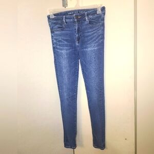 American Eagle Skinny Super Stretch Hi-Rise Jegging Jeans sz 8 Women's